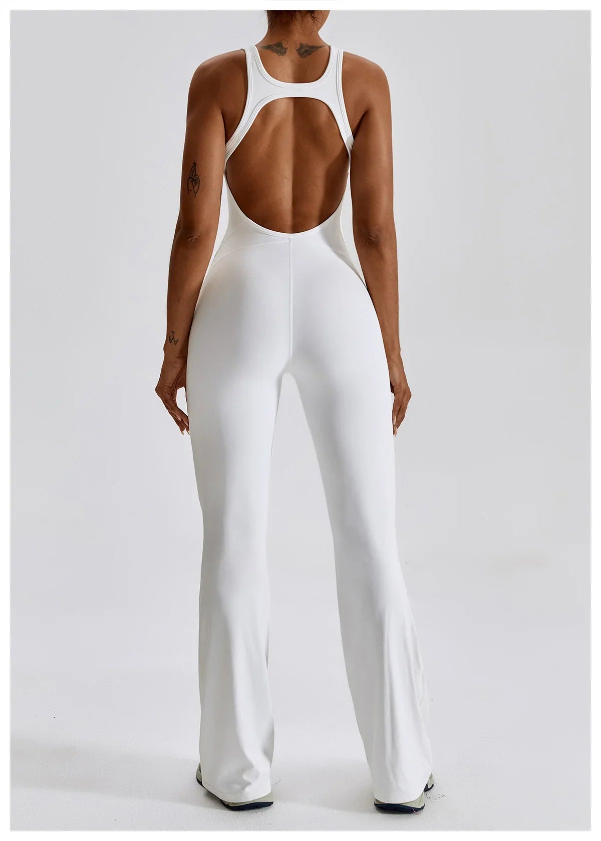 Women Fitness Bodysuit Backless One Piece Yoga Set Jumpsuit Sports Gym Workout Clothes Tights Active Wear Slim Playsuit Female