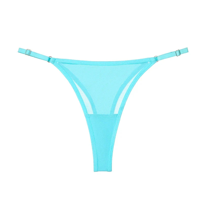 Sexy Girls G String Lace Panties Women Briefs Hollow Out Transparent Thong Thin Underwear Female Low Waist Lingerie Size S-XL