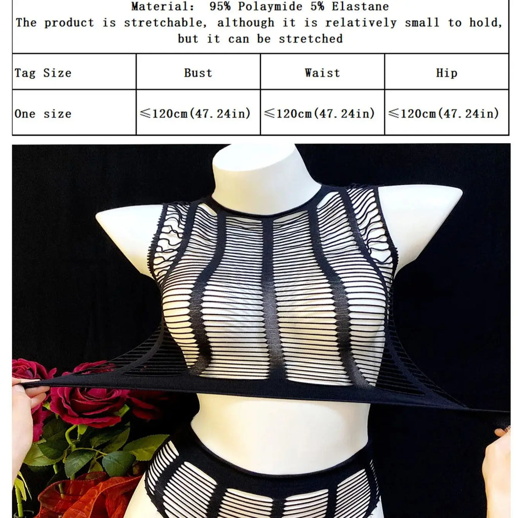 1 Set Sexy Women Fishnet Cover Ups Hollow Out Bodycon Women's Swimwear See through Tassel Dress without Bikini Beachwear