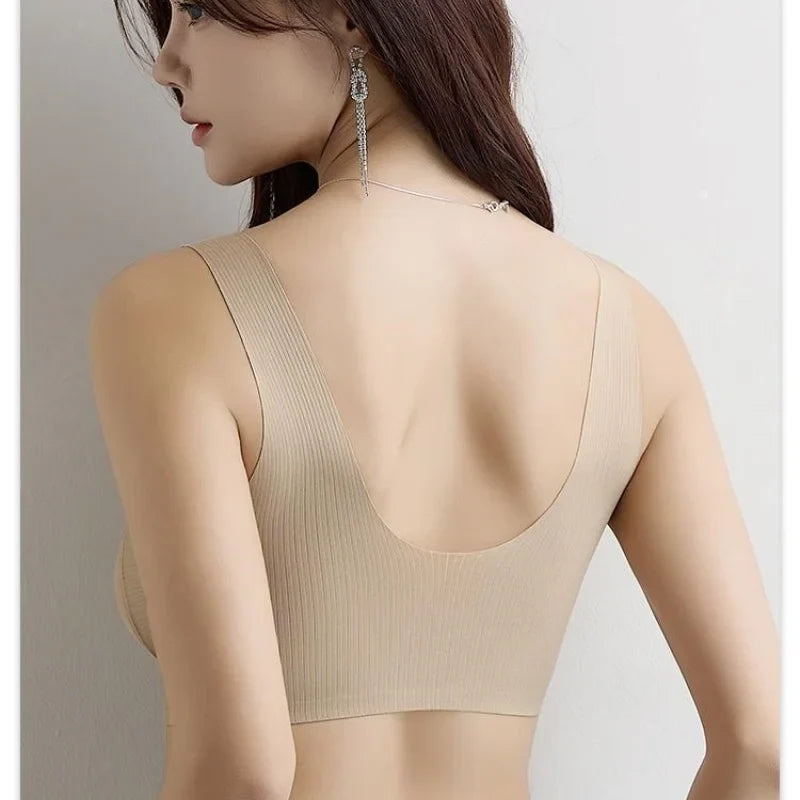 Push Up Bras For Women Seamless Underwear Breathable No Steel Ring Support Fitness Underwear With Pads Sexy Lingerie M-XXL