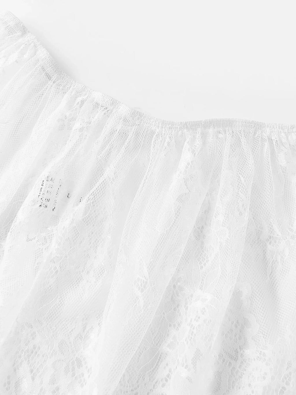 Women's Loose Fit Lace Shorts Summer Elastic Waist Wide Leg Shorts Lounge Beach Sexy See through Short Bottoms Solid Color