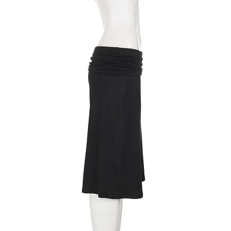 American knitted mid-waisted trousers, simple low-waisted straight loose casual trousers