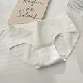 Pure cotton seamless underwear for girls mid-waist sweat-absorbent, breathable and anti-bacterial cotton crotch sports briefs