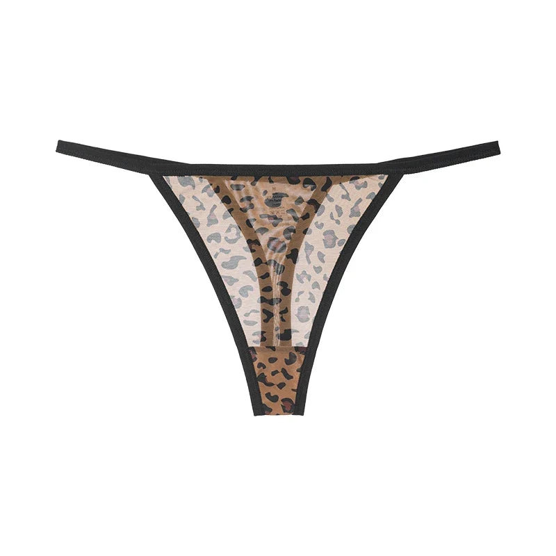 Leopard Sexy Seamless Thong Women Panties G String Underwear Girls Intimates Fashion Ladies Briefs Yoga Lingerie Size S-XL