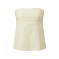 Women's Summer Strapless Vest Stylish Striped Sleeveless Open Back Tube Tops for Party Date Night Wear