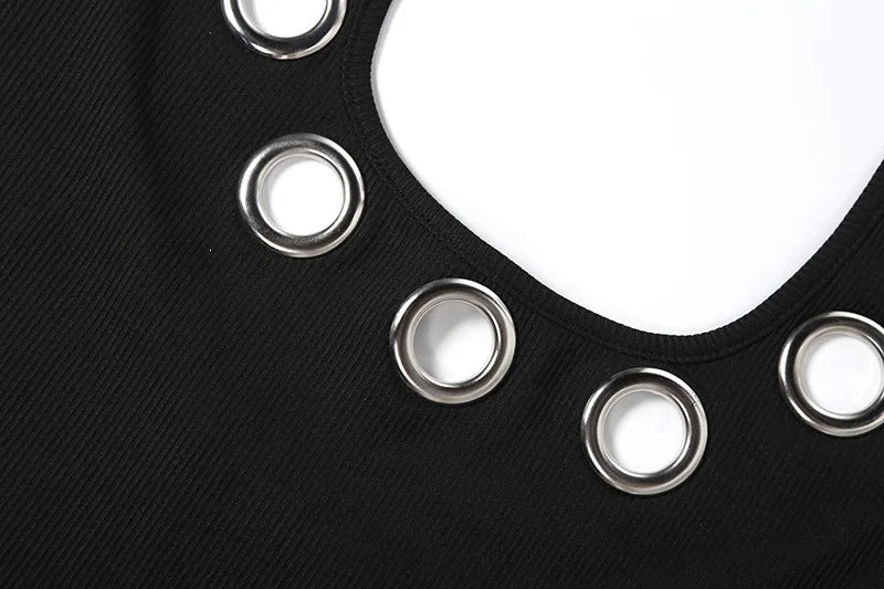 Summer Women's Fashion Dress Backless Hot Girl Sexy Slim Hip Cover Dress