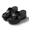 2026 New Women Fashion Slippers Soft EVA Summer Platform Shoes Girls Beach Flip Flops Thick Sole Female High Heel Street Sandals