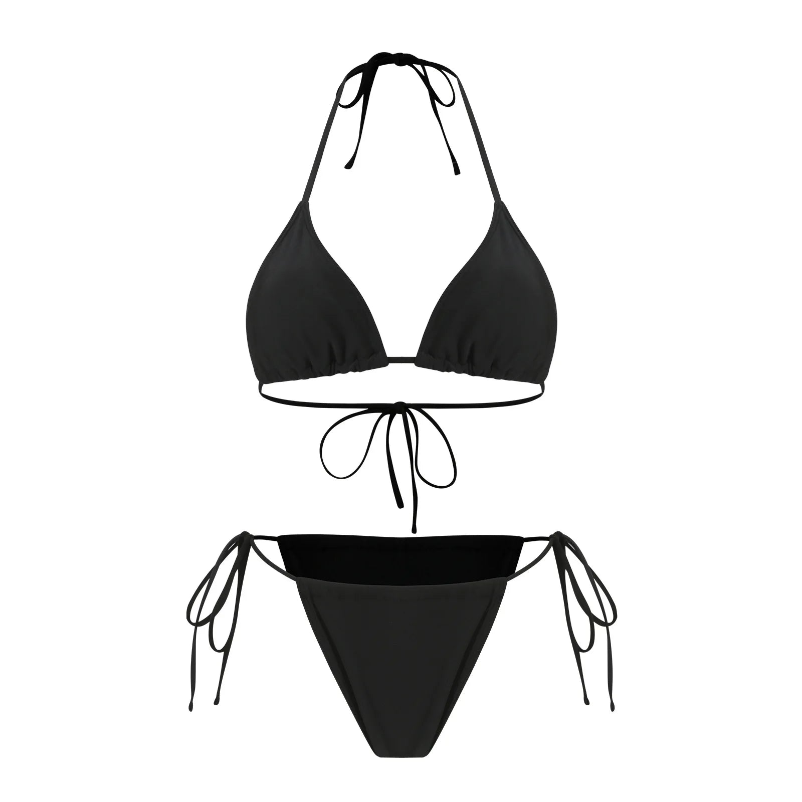 Sexy Hole Out Mesh Long Sleeve Dress 3 Piece Swimsuit 2026 Women Black Summer Push Up Thong Bikini Holiday Bathing Suit Swimwear
