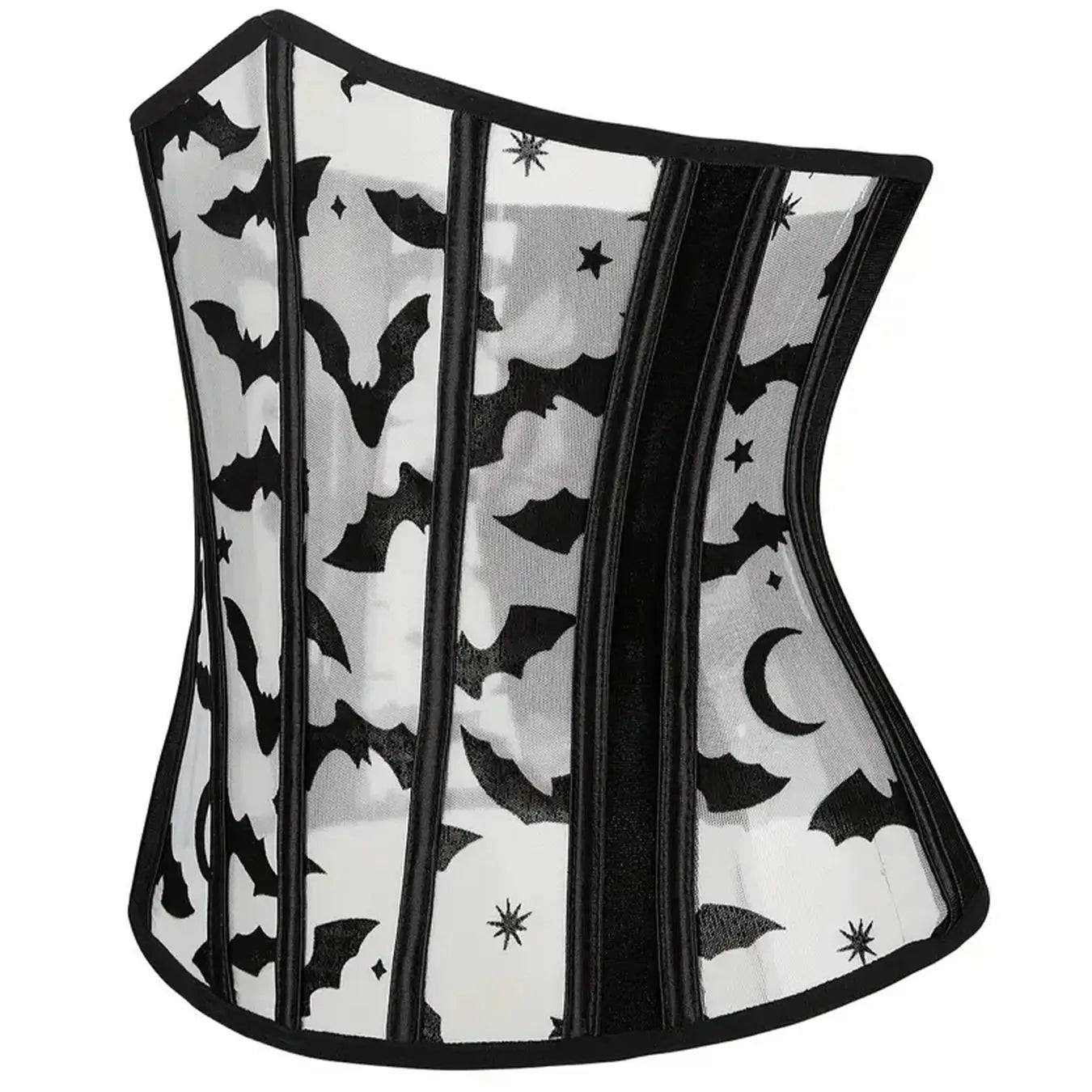 Royal corset body-shaping corset undergarment thin and breathable summer style with a cinched waist and plastic-boned mesh sexy