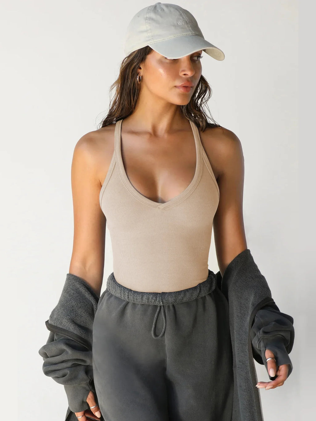 Sporty Style Tank Top Women Yoga Style Vest Solid Color Slim Fit Strapless Sportswear 2026 New Summer Dress up Female Clothing