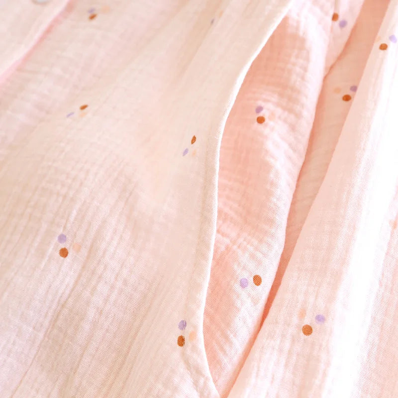 Maternity Pajamas Breastfeeding Clothes Woman Feeding Nightie Autumn Long Sleeve Sleepwear Women's Cotton Wear Pregnant