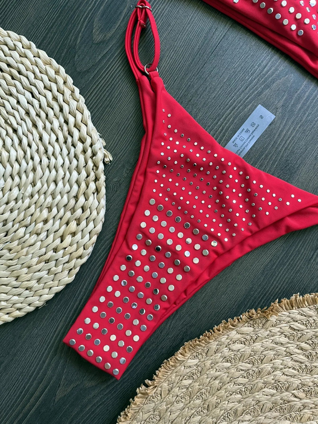 2026 New Sexy Diamond Bikini Women Swimsuit Bandeau Biquini Push Up Swimwear Female Shiny Bathing Suits Bodysuit Beachwear