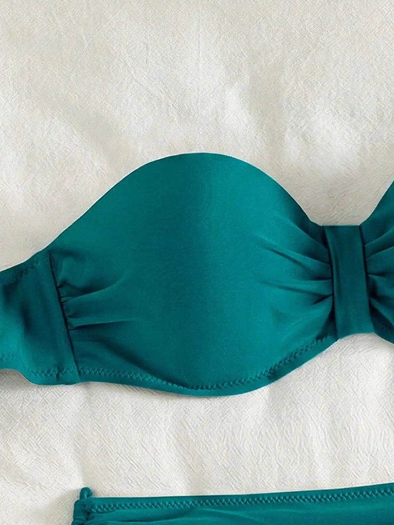 Sexy Black Polka Dot Print Bikini Set 2026 Women Pleate Push Up Drawstring Side High Waist Swimsuit Beach Bathing Suit Swimwear