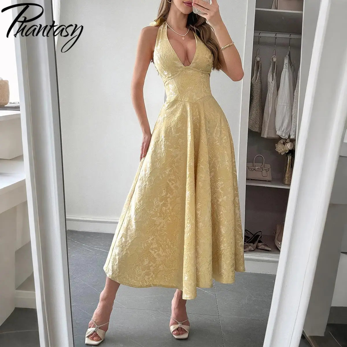 White Jacquard Backless Bow Evening Party Dress Women Robes Backless Elegant Sexy Dress Bodycon Long Summer Dress Vestidos