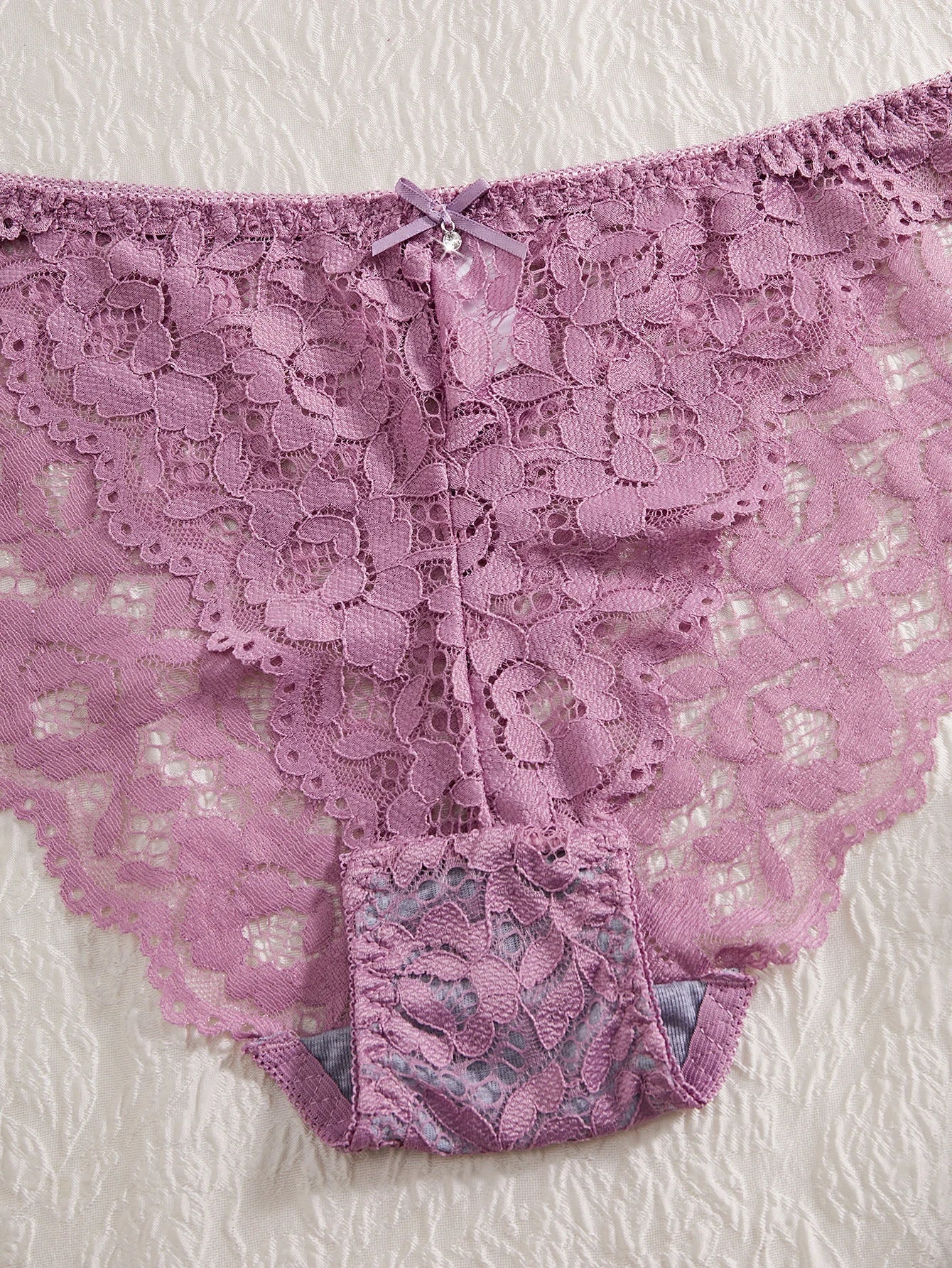 6-Piece Set Lace Women's Underwear Set No Lining Lace Push up Bra Comfortable Fitting Sexy Mesh Lace Panties Women's Bra Set