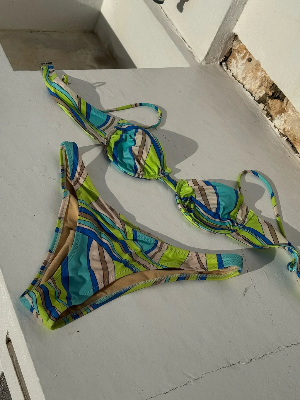 Printed Bandeau Micro Bikini Women's Swimsuit Fashion Swimming Suit Sexy Lady Biquini Set Swimwear Mujer Beachwear Outfits