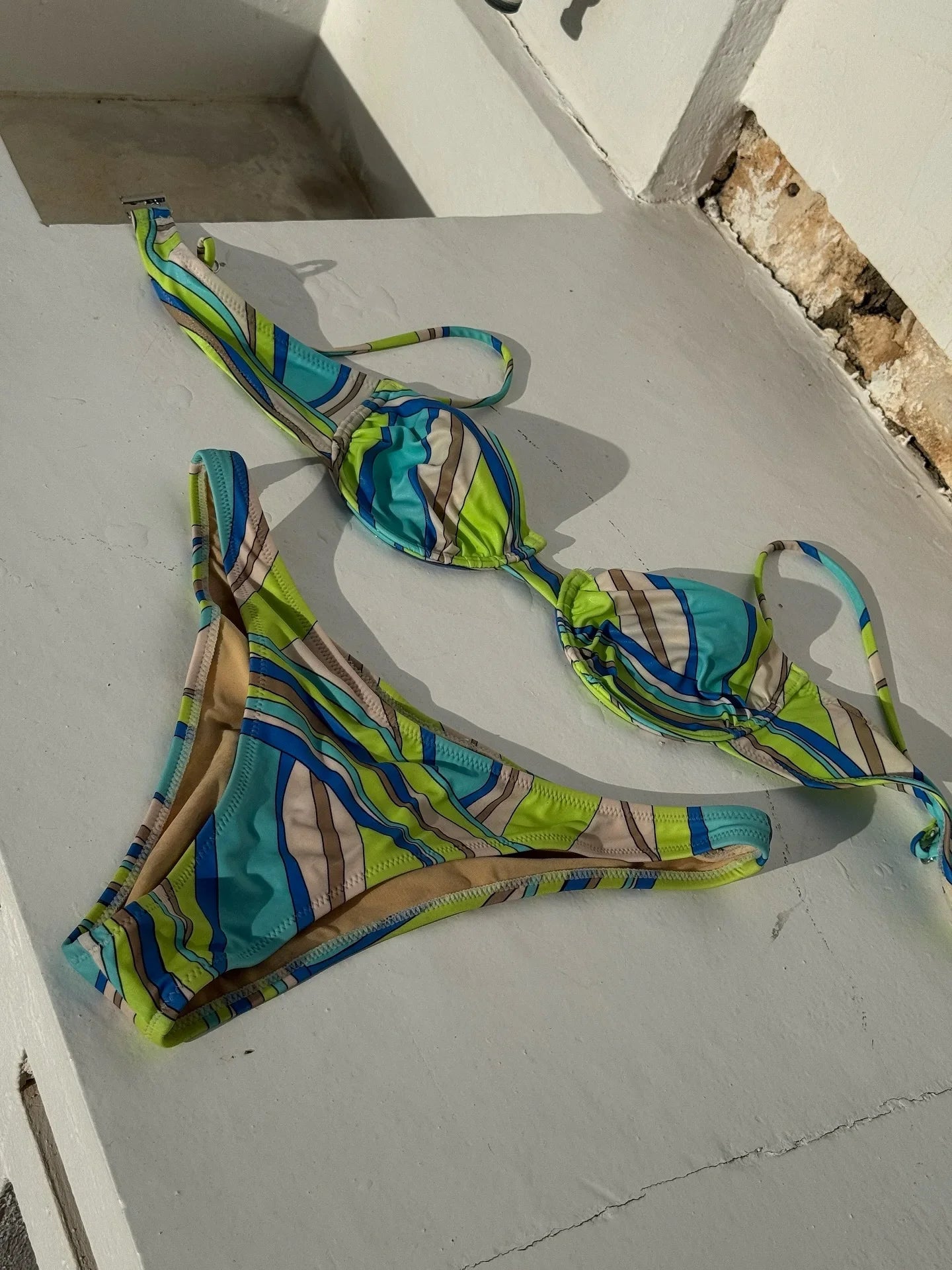 Printed Bandeau Micro Bikini Women's Swimsuit Fashion Swimming Suit Sexy Lady Biquini Set Swimwear Mujer Beachwear Outfits