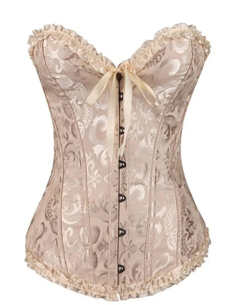 Charming Corset Quick Sexy Bone Corset Waist Slimming Chest Support Gathering Waist Slimming Gathering Waist Tight Corset 51U2