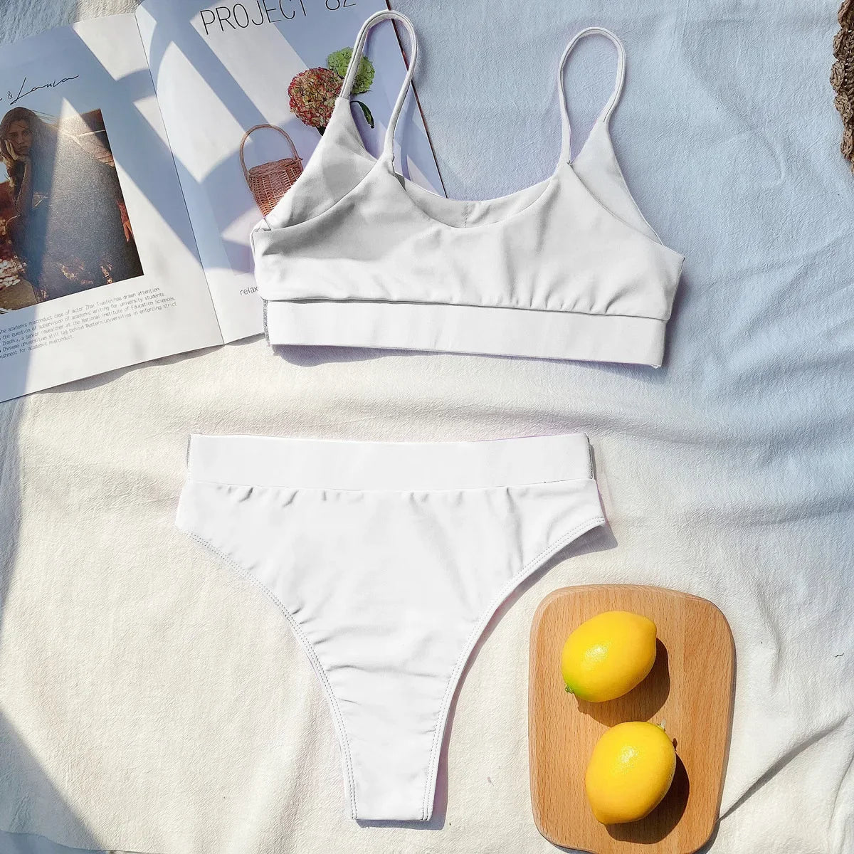 Bikini 2026 Sexy Swimwear Swimsuit Women Push Up High Waist Shining Bandage Patchwork Bikinis Set Bathing Suit Biquinis Feminino