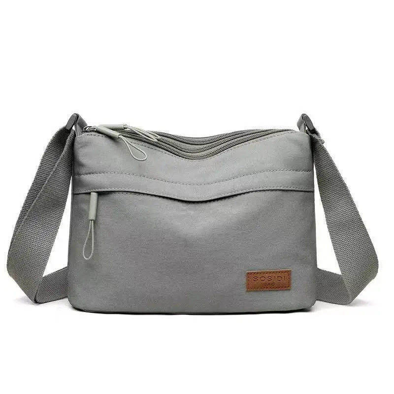 2026 New Women's Minimalist Solid Color Nylon Bag - Multi-functional, Casual, Waterproof & Portable Fashion Crossbody Bag