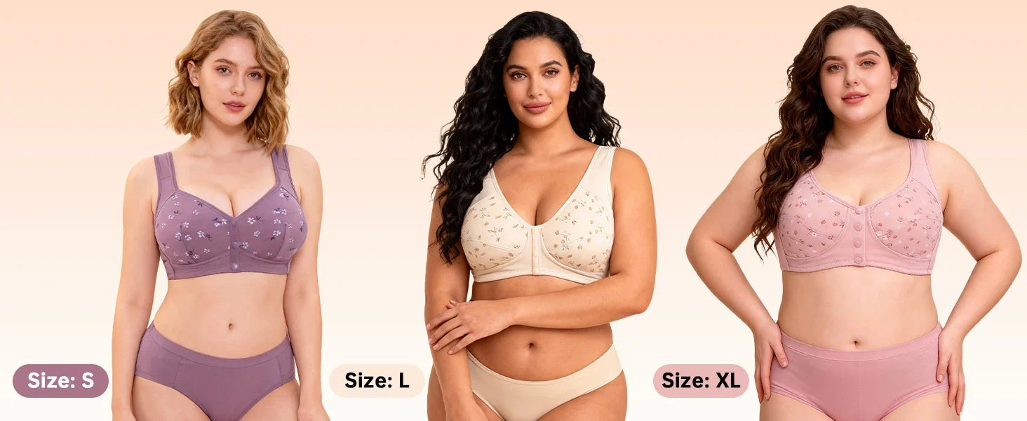 7pcs Elegant Lace Push Up Bras Set for Plus Size Women, Seamless Breathable Lace Bras, All-Day Wear, Multi-Occasion Lingerie