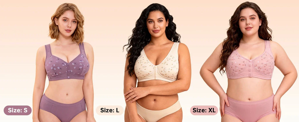 7pcs Elegant Lace Push Up Bras Set, Seamless Breathable Lace Bras for Plus Size Women, All-Day Wear, Multi-Occasion Outfits