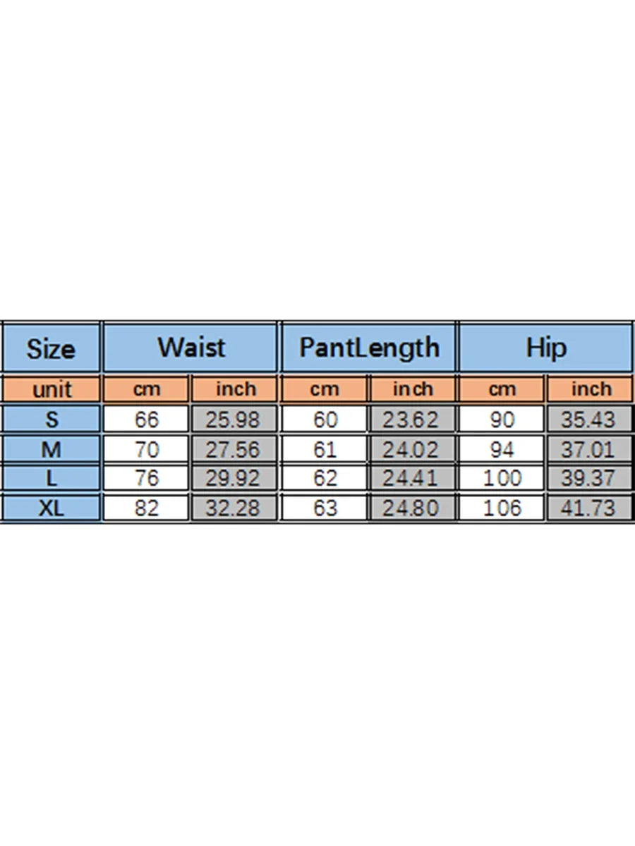 Women Capris Pants Summer Elastic Waist Solid Color Eyelets Casual Short Trousers Streetwear for Daily