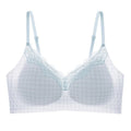 10A Antibacterial Cooling Bra for Small Chest, Summer Breathable Bralette, Wireless No Show, Anti-Sagging & Comfort Wear MOYISU