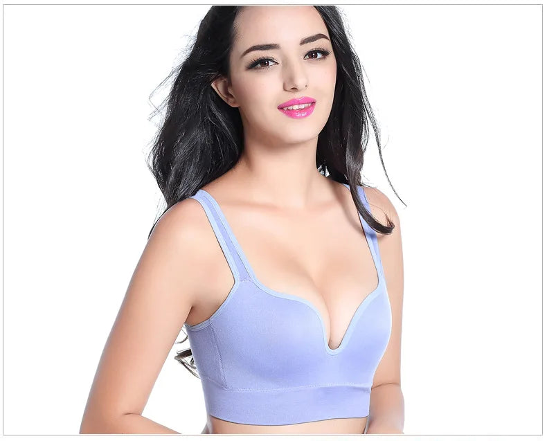 Sexy 3D Sports Bra Women Push Up Seamless Underwear Yoga Fitness Shockproof Vest Crop Tops Female Sujetador Sport Bras for Women