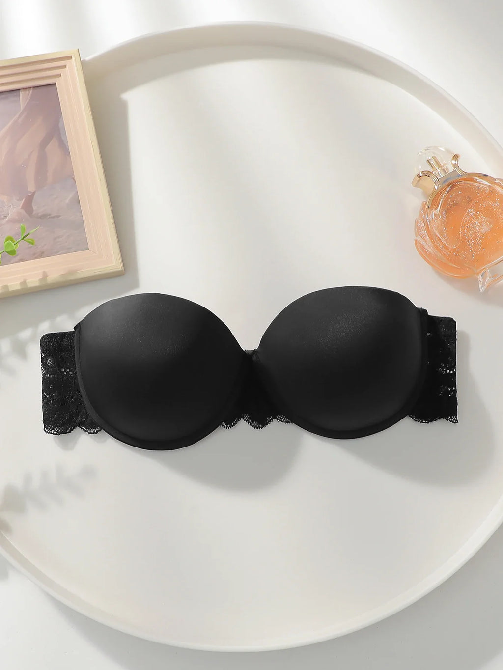 Sexy Lingerie with steel ring and top support sexy lace bra strapless brassiere women's underwear push up bra L2963