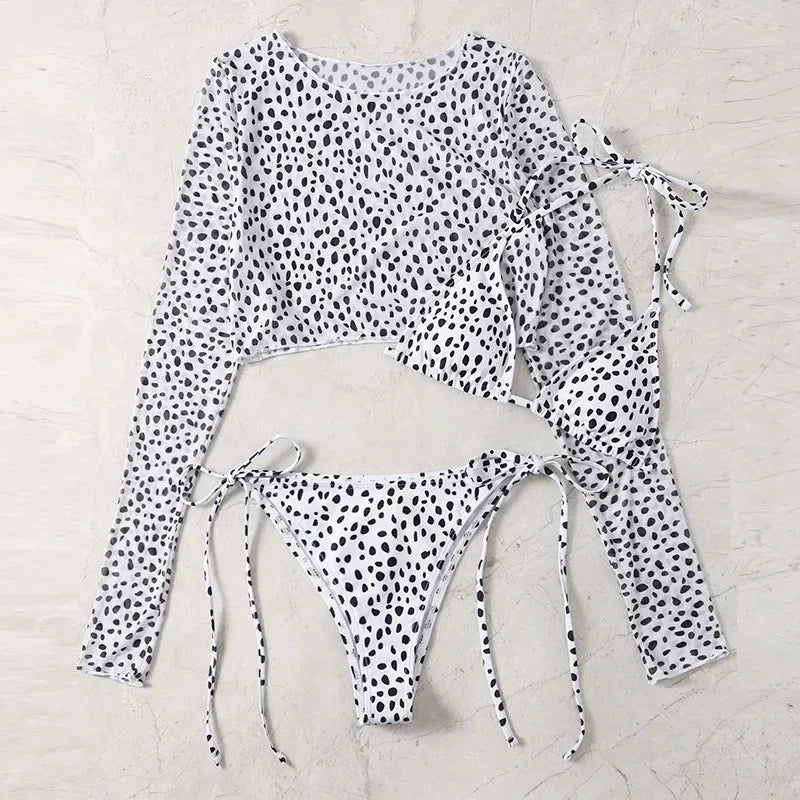 Toucheart Leopard For Women Swimsuit Items Halter Micro Bikini Top Separately Print Bathing Suit Brazilian Low Waist Beachwear