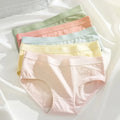 5Pcs Women's Cotton Underwear Panty Cute Sexy Panties Female Seamless Underpants Solid Color Panty Intimates Women Lingerie S-XL