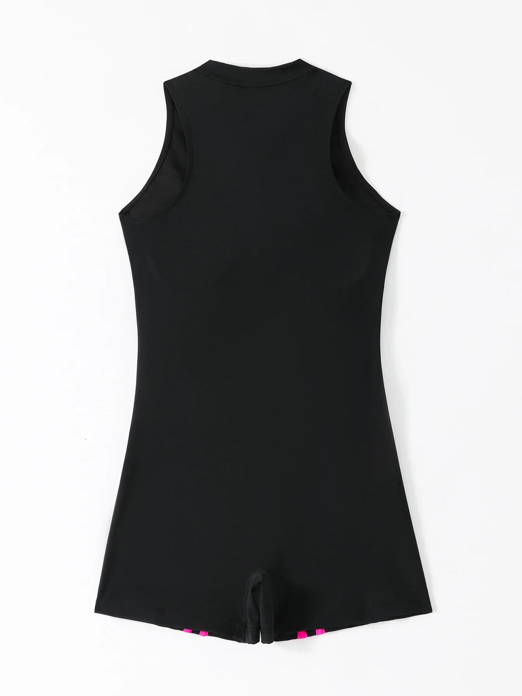 2026 Zipper Swimsuit One Piece Sleeveless Sporty Swimwear Women Sexy Solid Bathers Bathing Swimming Swim Suit Female Beachwear