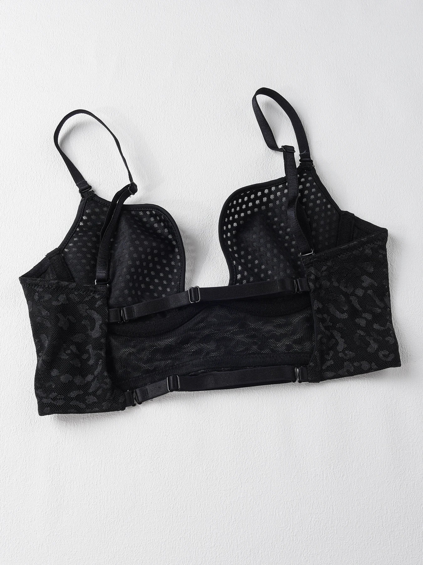 stylish mesh breathable softsteel ring bra thin design with backless multiple wearing styles comfortable Lingerie underwear