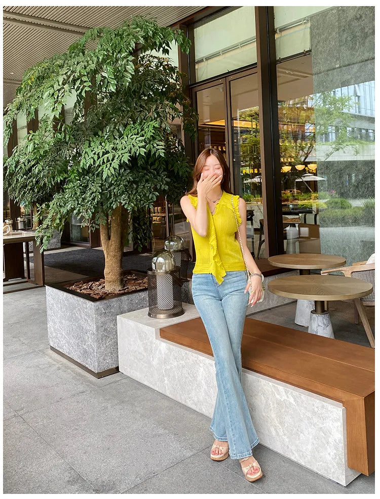 Women’s Sandals Cowhide Shoes Thick Platform Heel Sandals Elegant Lady Summer Apricot High Heel Peep Toe Buckle Sandals