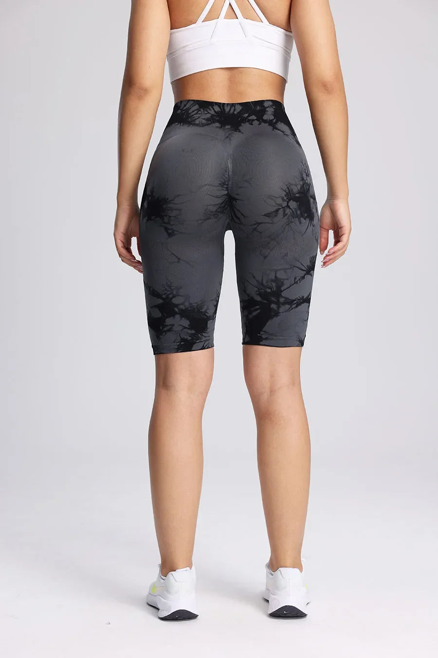 Women Sports Pilates tie-dye Leggings Woman Gym Legging Seamless Yoga Shorts w/Tummy Control Women's Shorts Fitness Female Cloth