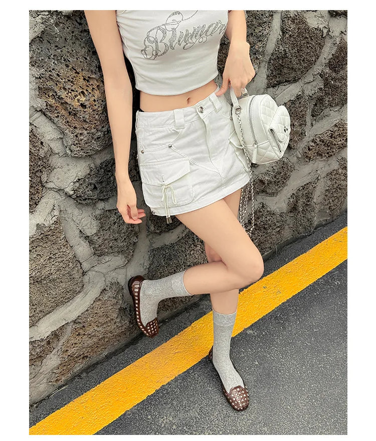 New 2025 Women Fashion Jelly Shoes Summer Cut-out Flat Sandals, Soft PVC Casual Square Toe Girls Daily Walking Sandalias