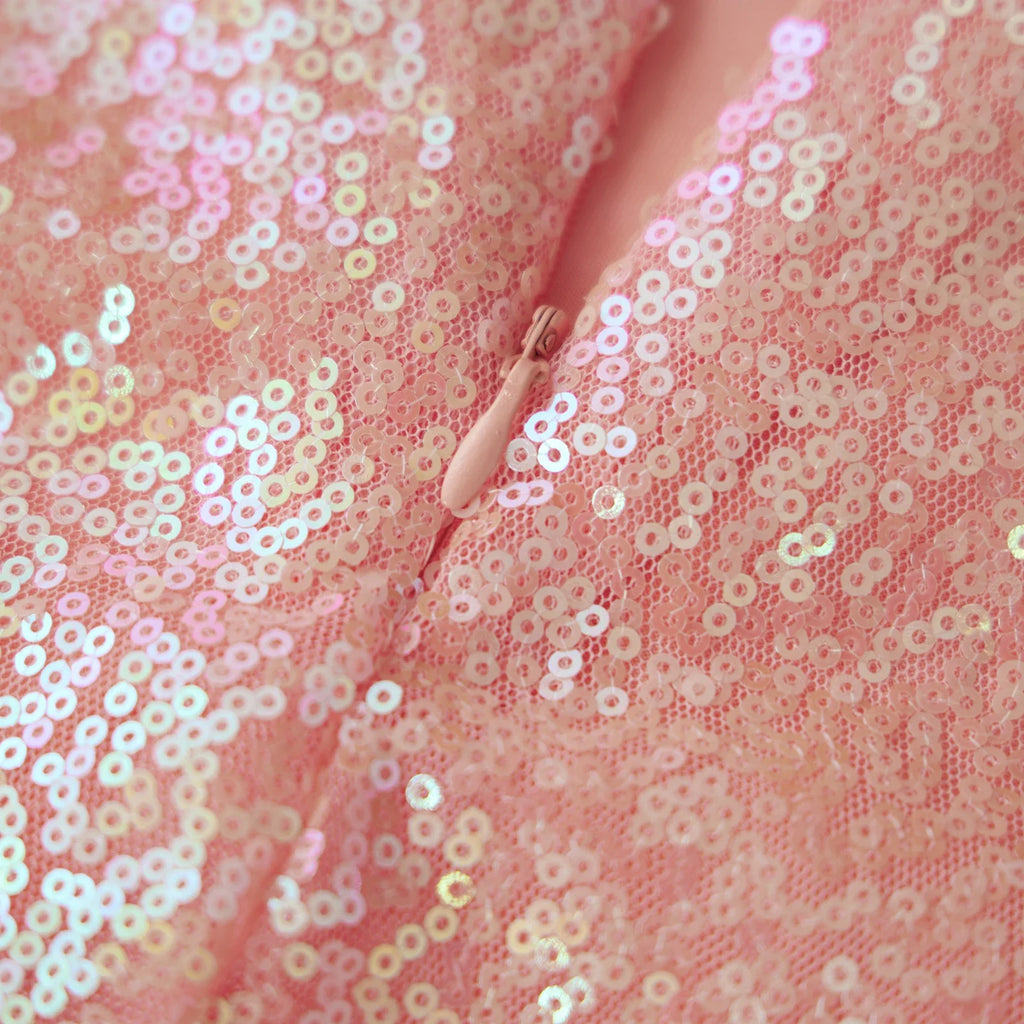 Women Sexy Solid Color Shiny Sequins Mini Dress Summer Sleeveless Backless A-Line Dress for Party Cocktail Beach