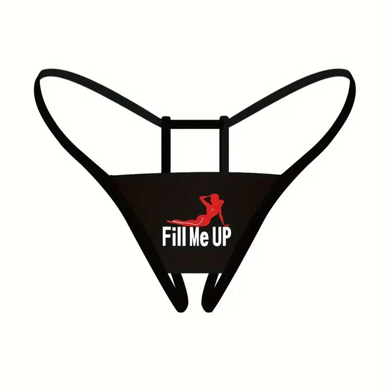 Black Print Thongs Seamless Intimates Panties Outfits G-strings