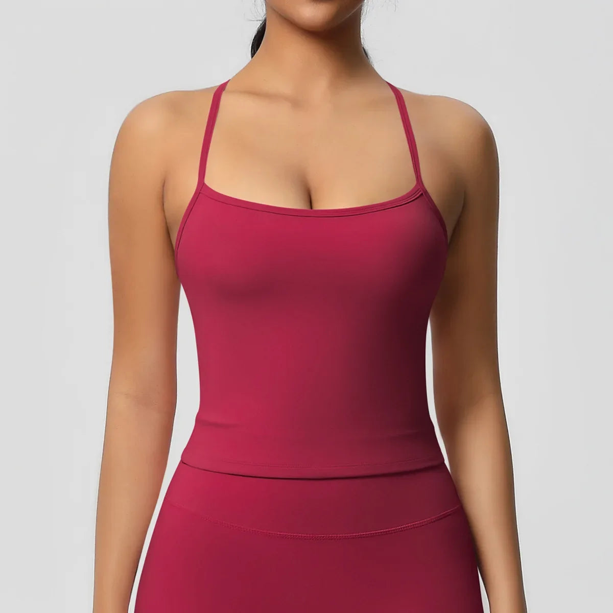 Fitness Bra Women Cross Back Yoga Sports Bra Breathable Shock Proof Gym Workout Push up Top Yoga Running Active Sportswear Vest