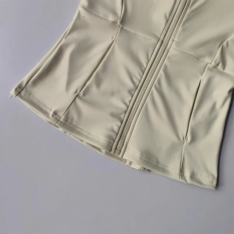 Women's Slim Fit Quick Dry Yoga Fitness Jacket Professional Running Sports Long Sleeve Top for Slimming Effect