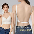 MOYISU Slim Back Bras Women with Small Breasts Gathered Up To Close The Breast with A Backless Bra Cover Without Underwire