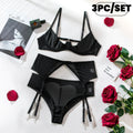 Bra Set Floral Exotic Sheer Lace Sexy Lingerie For Woman Transparent Porno Sexual Clothing Babydoll Teddy Dress Sexiest Nighties