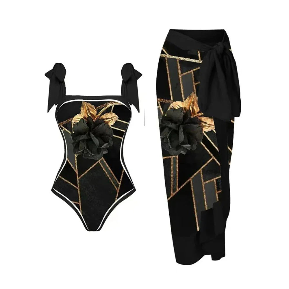 2026 High Quality Double-sided Printed Push Up Women Bikini Set Printed Strappy Bandage Swimwear Brazilian Biquini Bathing Suit