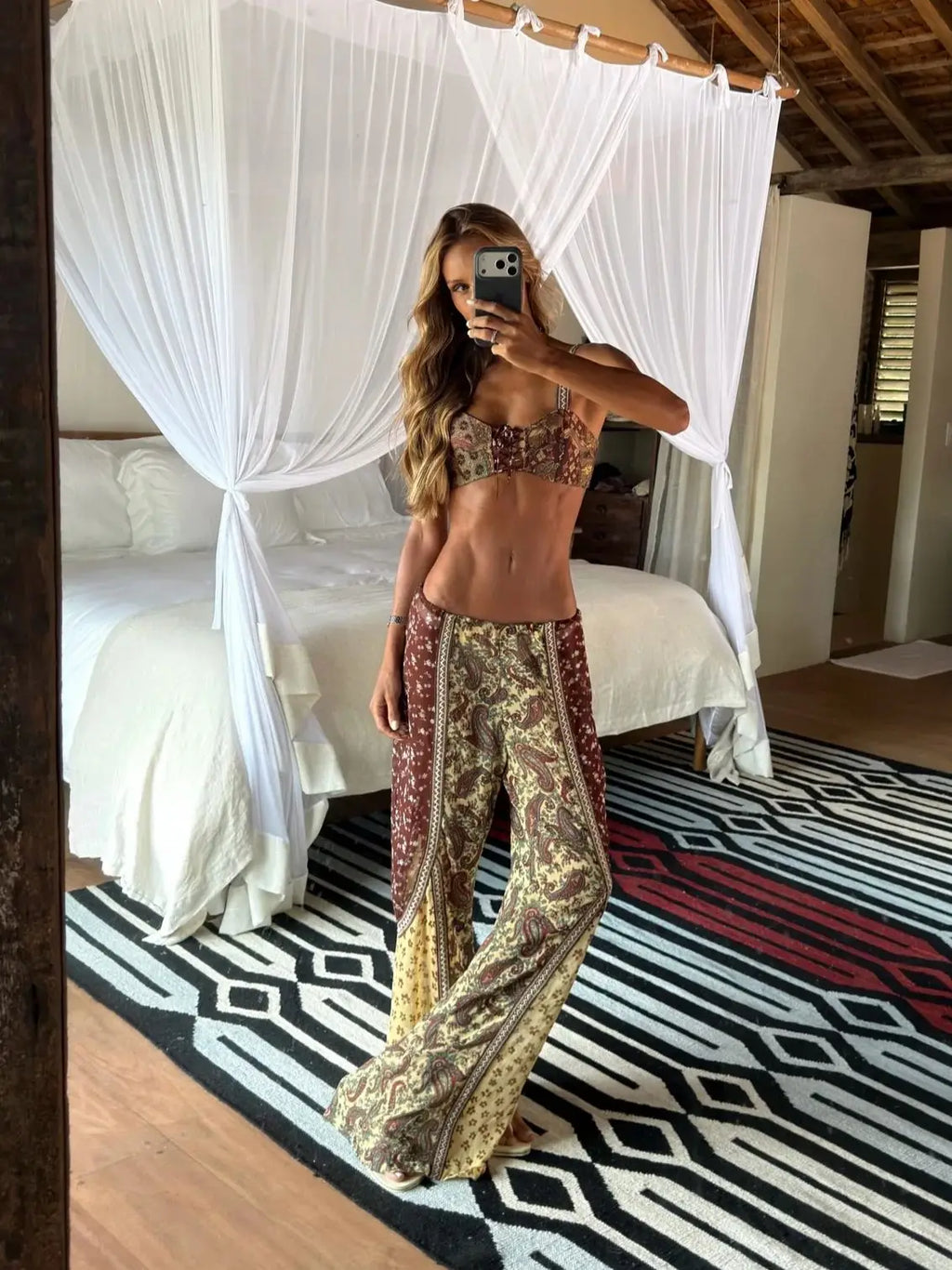 2026 Stylish Printed Strapped Bikini And Pants Set Women 3 Pc Swimsuit Fashion Sexy Biquini Lady Swimwear Female Beachwear