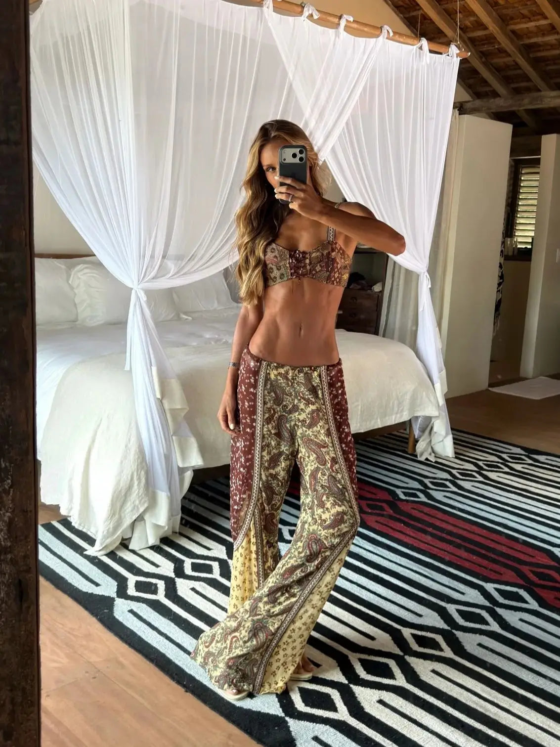 2026 Stylish Printed Strapped Bikini And Pants Set Women 3 Pc Swimsuit Fashion Sexy Biquini Lady Swimwear Female Beachwear