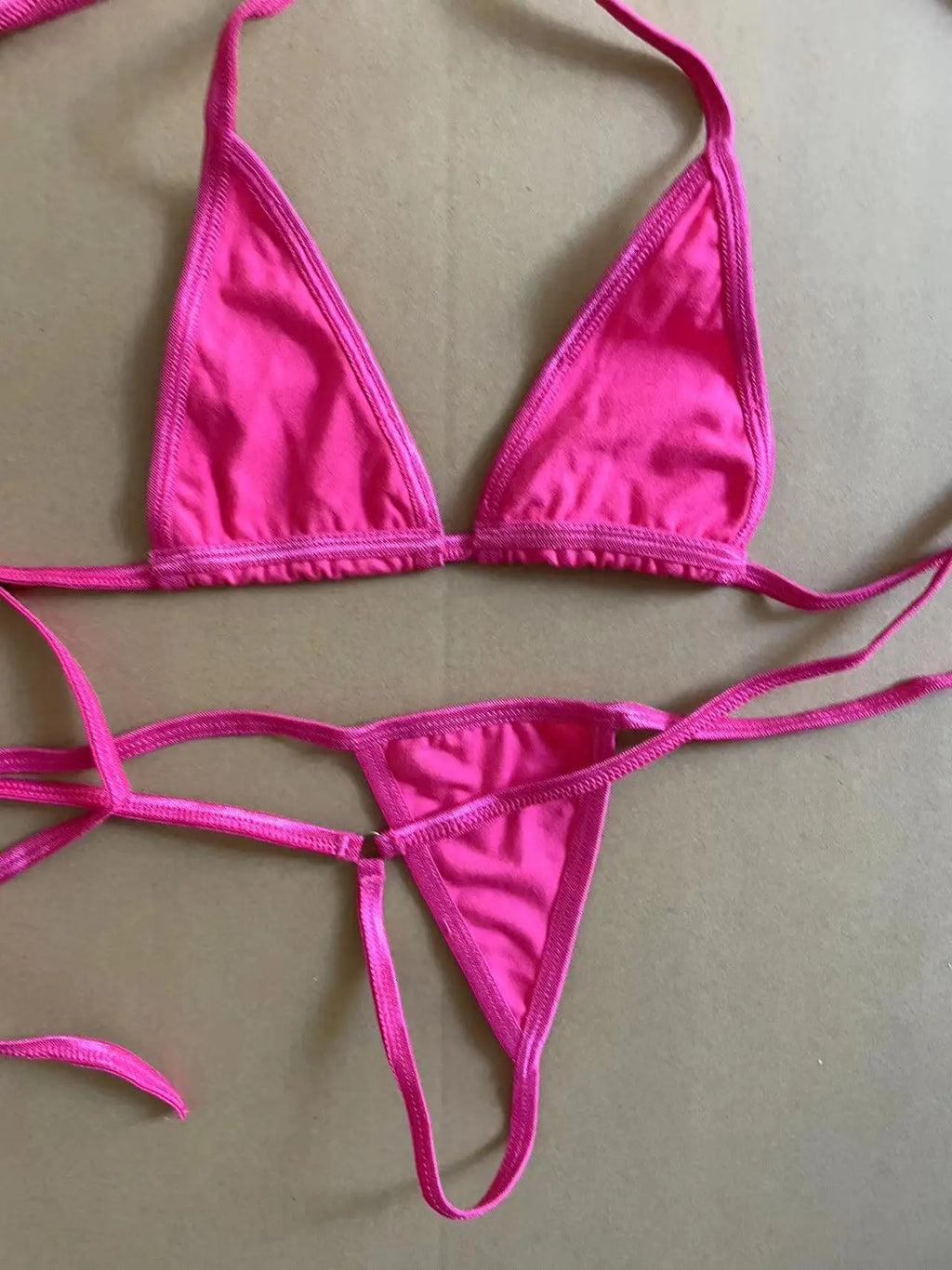 DEKA Cotton Triangle Swimwear Mini Micro Bikinis Set Women Bandage String Thong Swimsuit Type Bathing Suit High Cut Drawstring