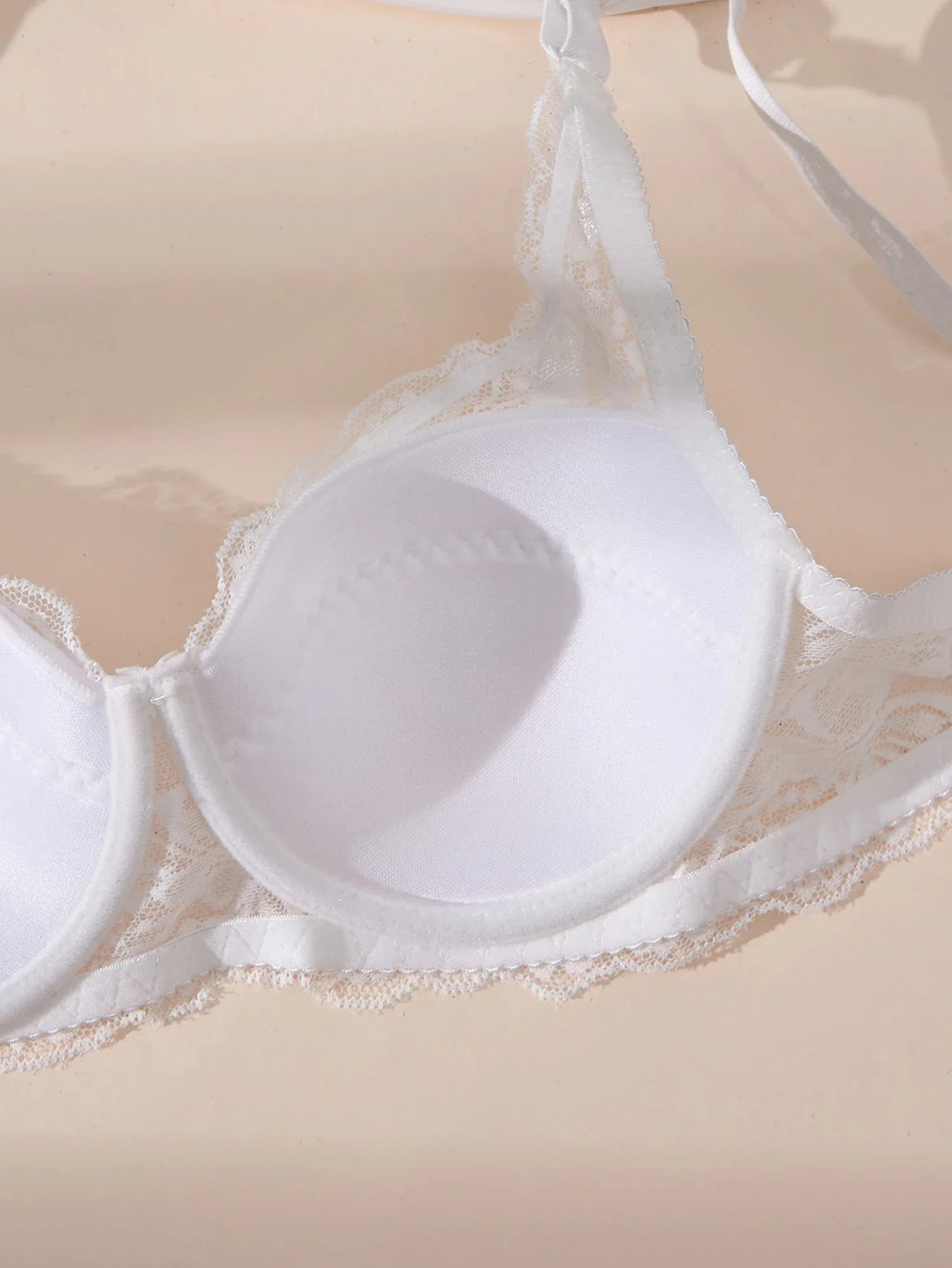 2Pcs/Set Lace Bra for Women Sexy Underwire Push-Up Bra Breathable Mesh Thin Soft Lingerie Adjustable No Lining Women's Bra