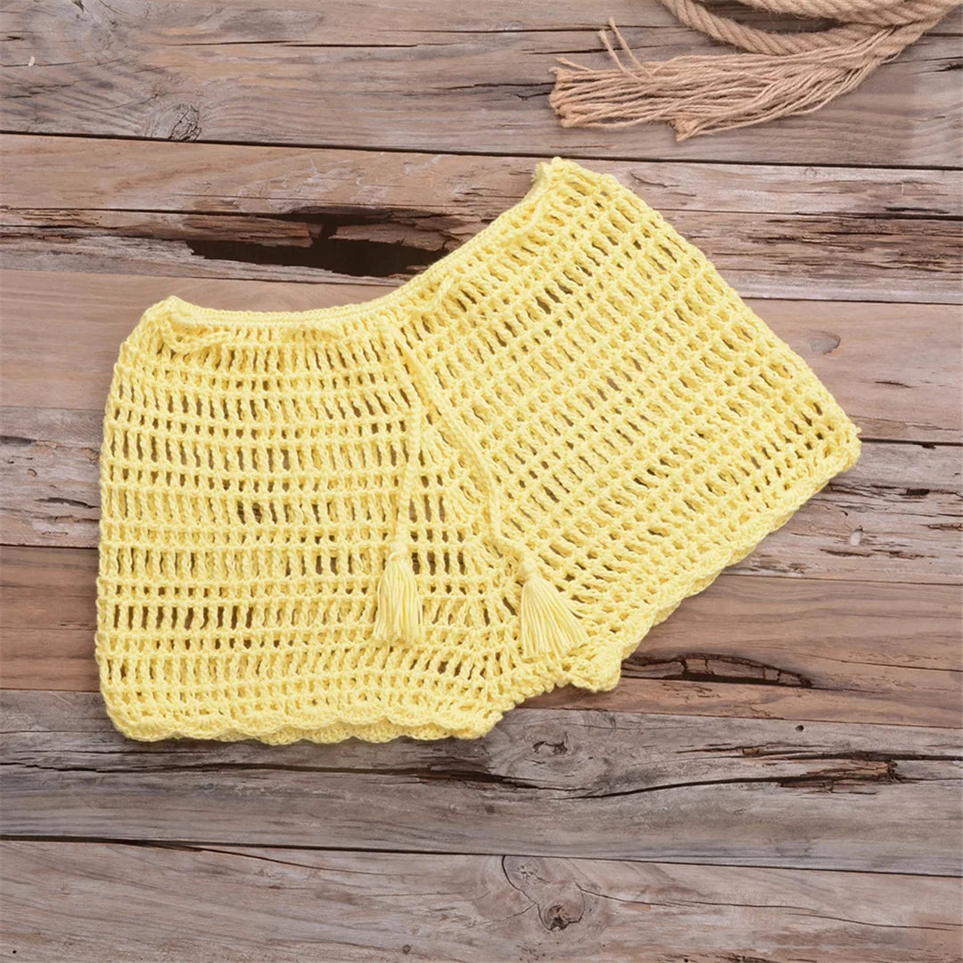 17 Colors Bikini Bottom Hollow Out Mini Shorts Swim Brief Women Swimwear Female Bather Brazilian Tanga Panties Underwear V7011