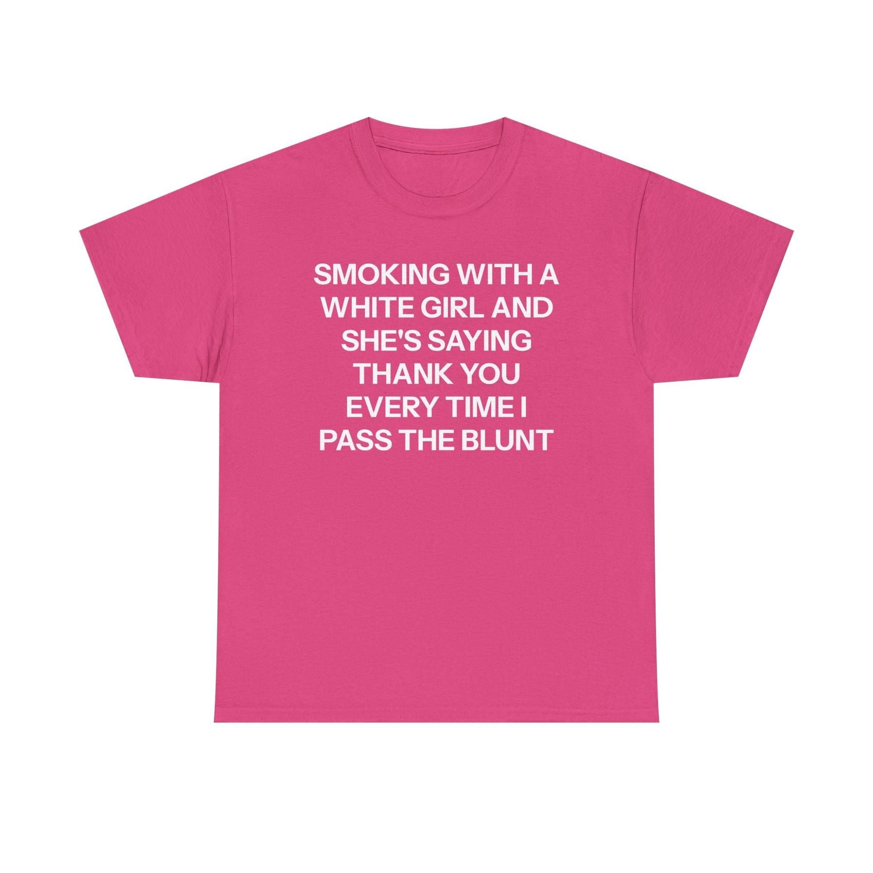 "She's Saying Thank You" T-Shirt - Funny Internet Meme Tee, Viral Humor Graphic Shirt